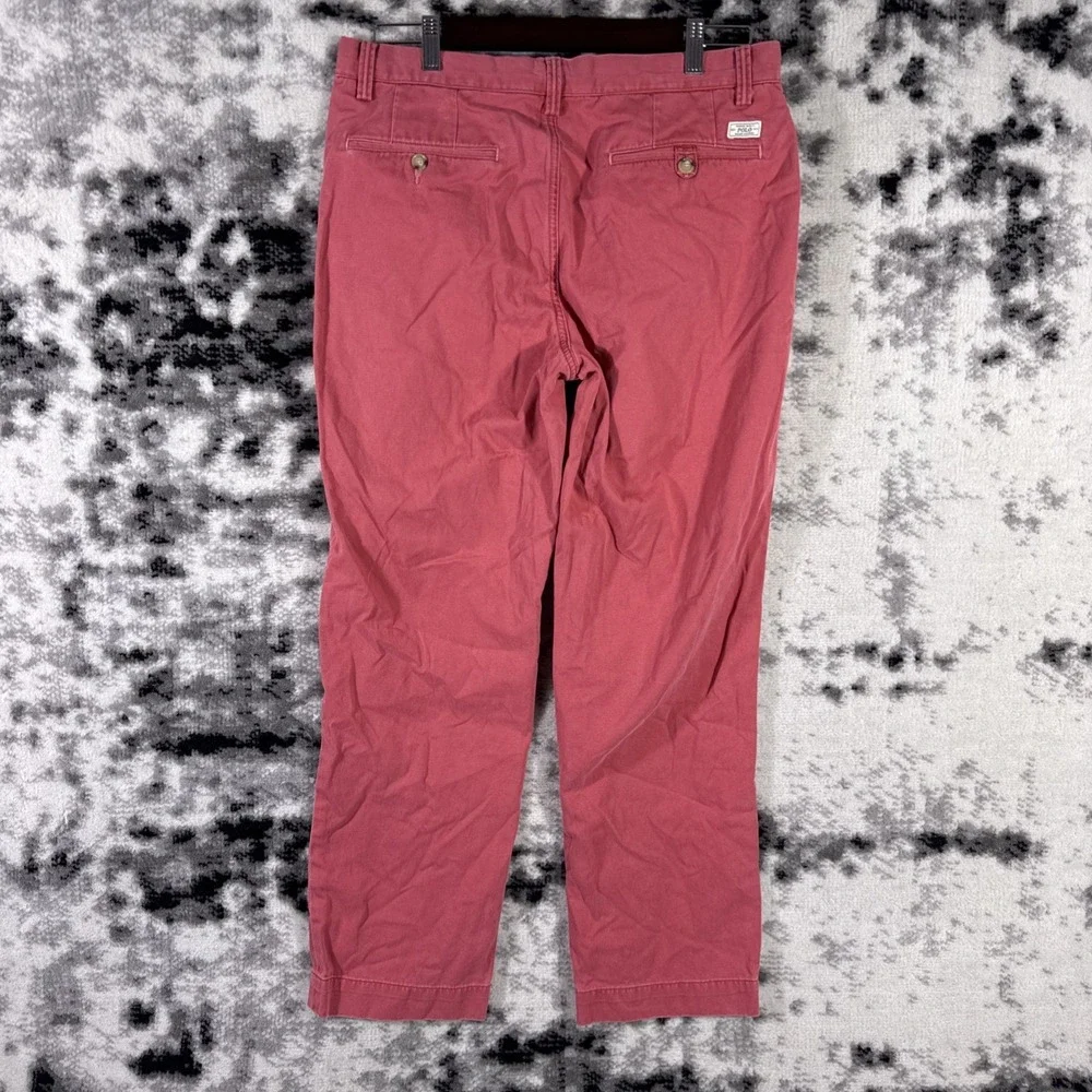 Polo Ralph Lauren Bedford Chino Pants Mens Size 32x30 Salmon Cotton Preppy Twill